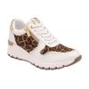 White & Leopard-Print Shola Zip-Up Casual Trainers | Stressless By Lotus -Shoe Promotion white leopard print shola zip up casual trainers stressless by lotus p12989 30435 medium