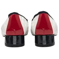 White, Navy & Red Ivy Ballerina Shoes | Lotus -Shoe Promotion white navy red ivy ballerina shoes lotus p13627 33135 medium